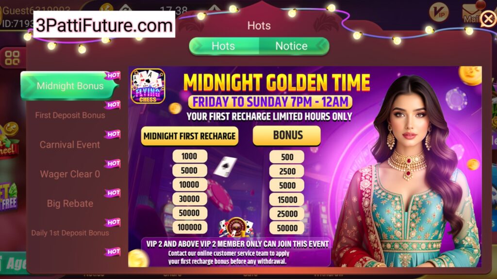 MIDNIGHT GOLDEN Bouns